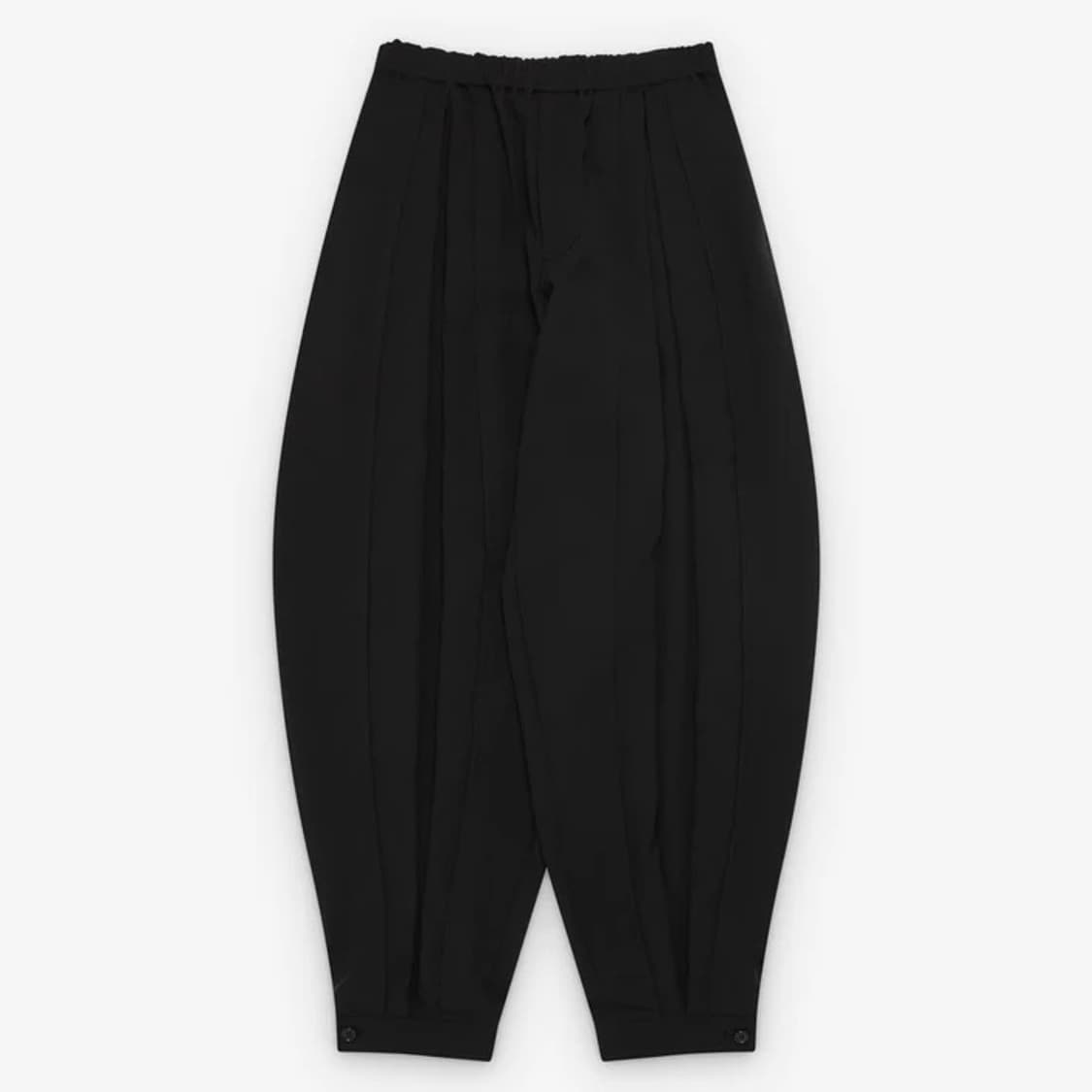 26ss 블랙 꼼데가르송 벌룬  턱 팬츠 m 상품이미지2