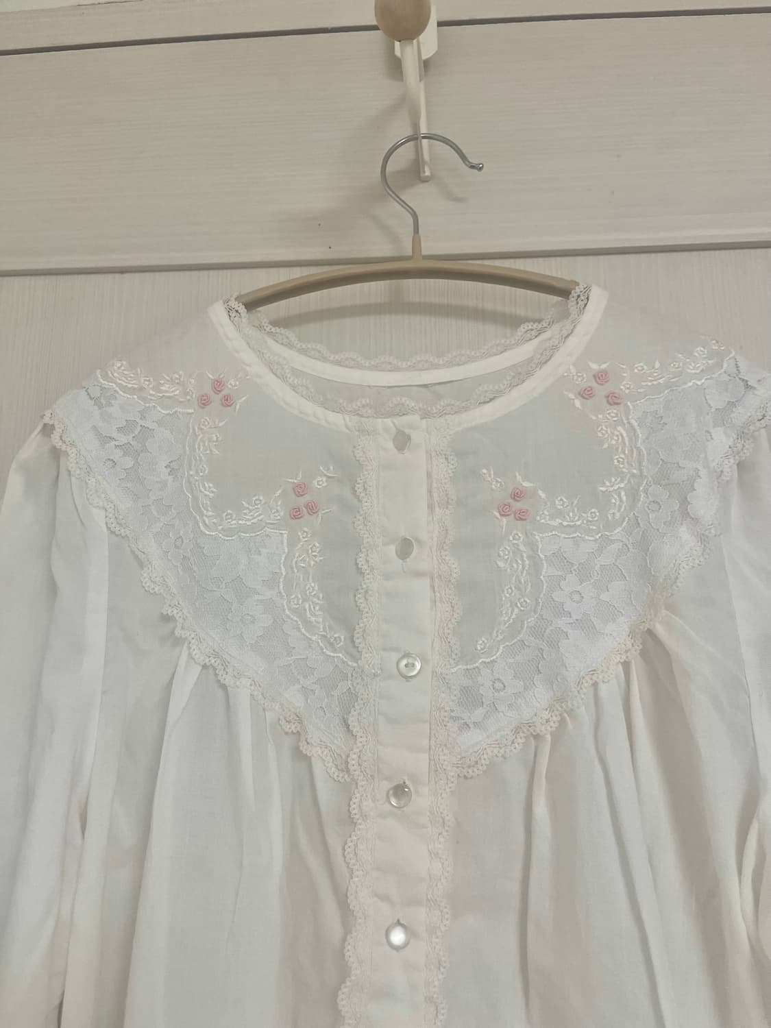 화이트 롱 파자마원피스 상품이미지2