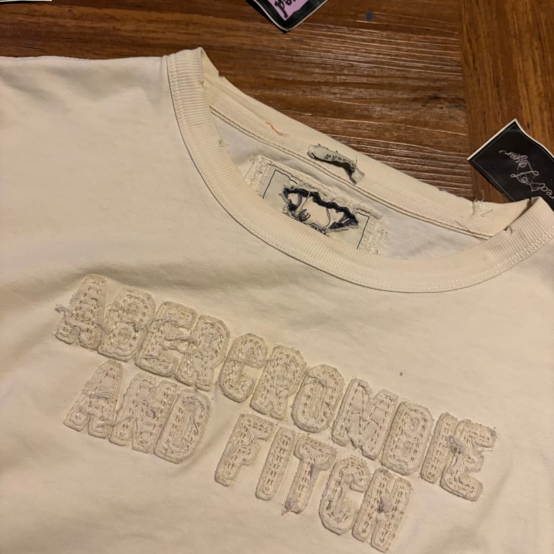 ABERCROMBIE AND FITCH 빈티지 디스트레스드 티셔츠 상품이미지2