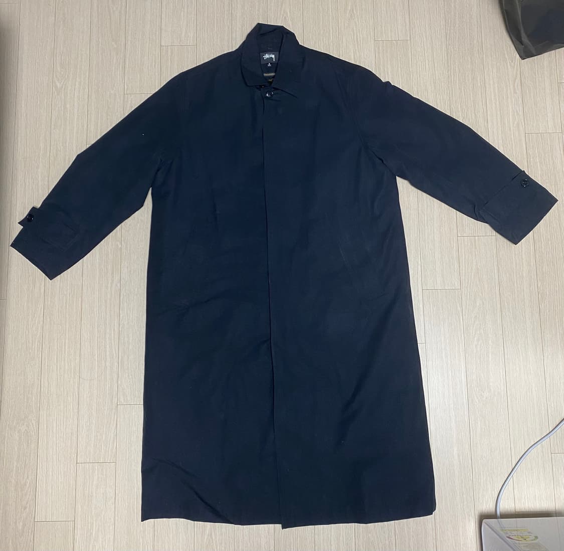 Stussy ALL SEASON TRENCH/스투시 올 시즌 트렌치 블랙 상품이미지1