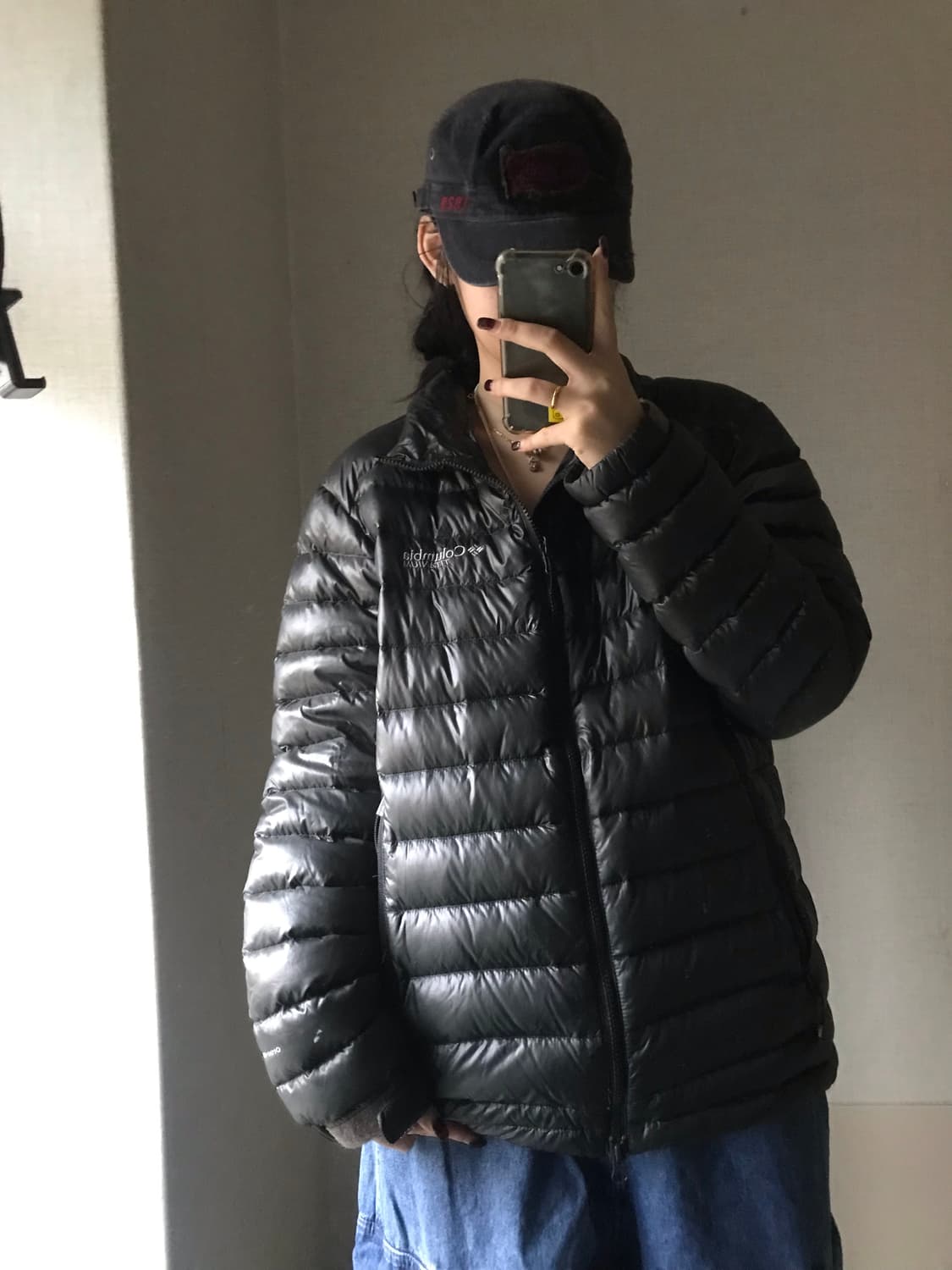 콜롬비아 딥카키 경량패딩 상품이미지4