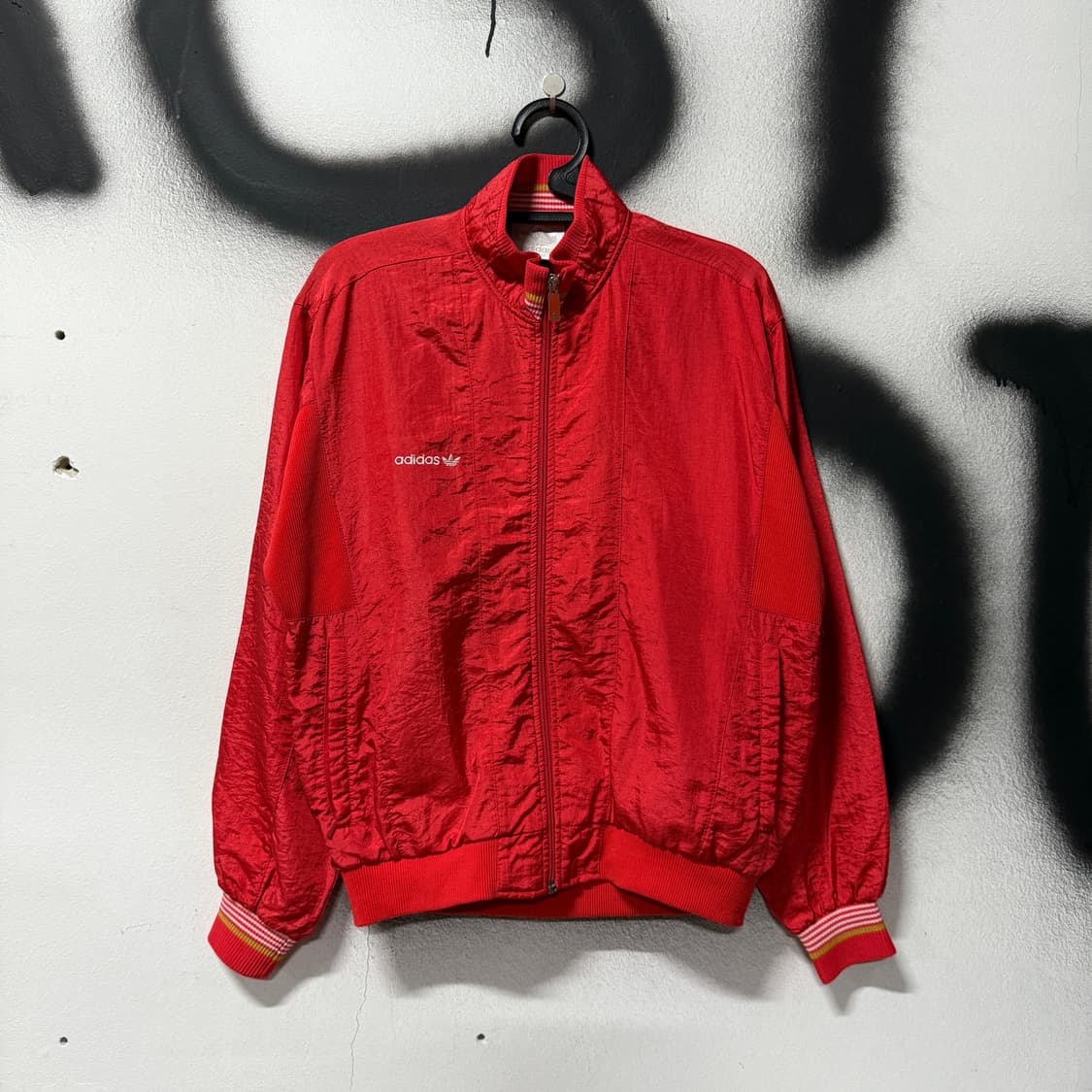 80-90 아디다스 올드스쿨 파이어버드 우븐 집업 자켓 상품이미지1