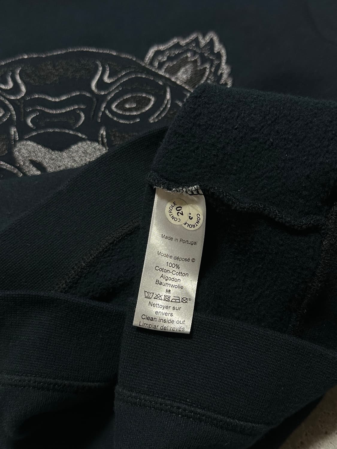 겐조 빅로고 네이비 블랙 맨투맨 상품이미지5