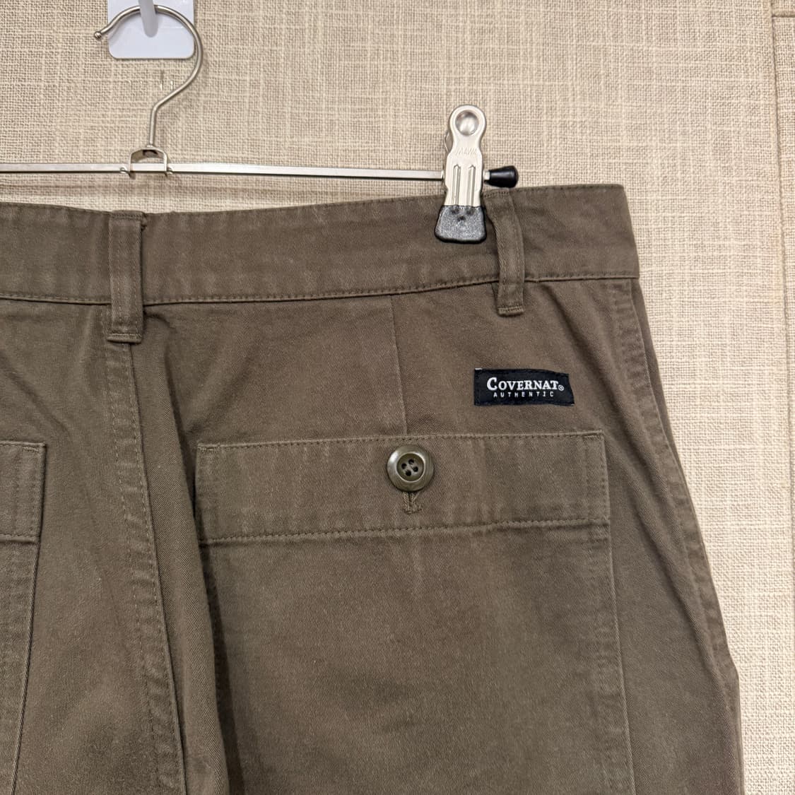 커버낫 코튼 퍼티그 팬츠 올리브 M 상품이미지6