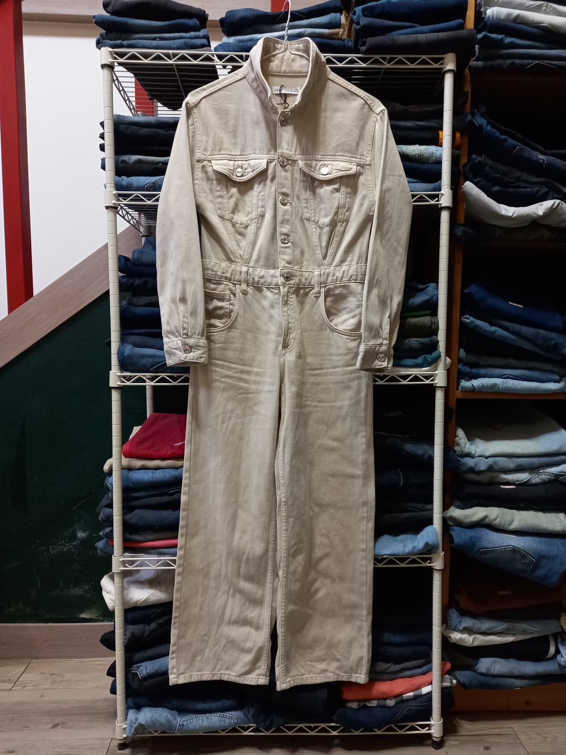 S80(26) 새상품 ZARA 점프수트 베이지 S-212(26) 상품이미지1