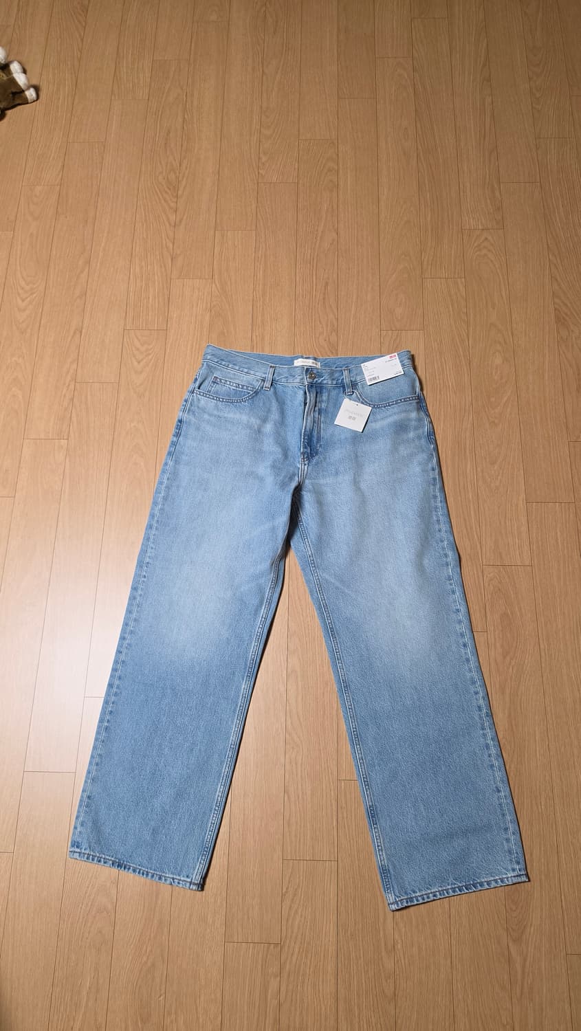 유니클로 JW ANDERSON 연청 스트레이트진 36 상품이미지1