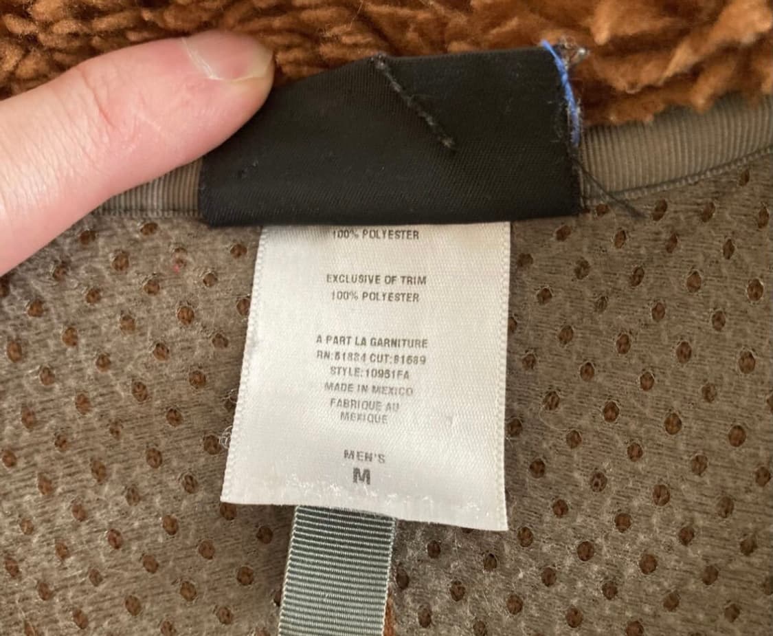 파타고니아 빈티지 딥파일 브라운 M(카멜사장님 착용) 상품이미지5