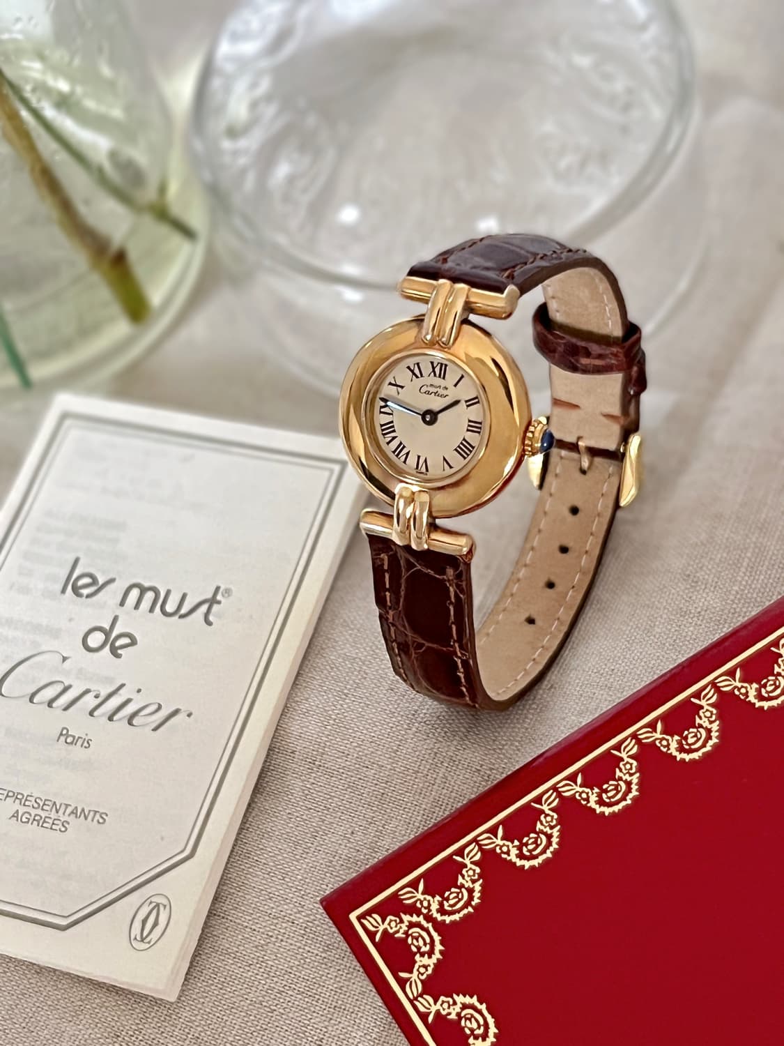 까르띠에 머스트 꼴리제  시계 / 정품감정서 . 케어 상품이미지7