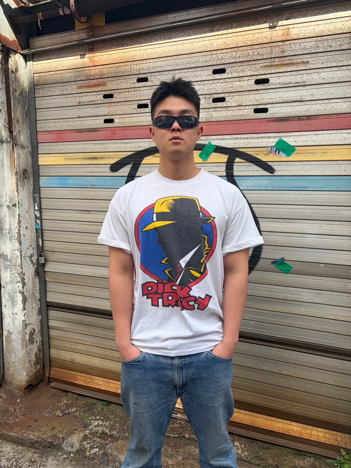 90’s Dick Tracy movie promo print T-sh 상품이미지1