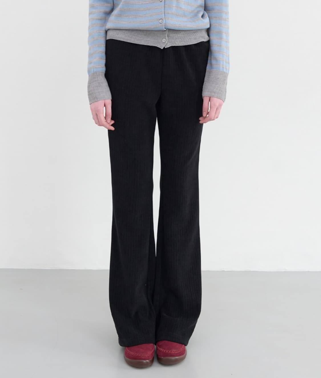 엔조블루스 / 코듀로이 슬림 밴딩 부츠컷 팬츠 상품이미지1