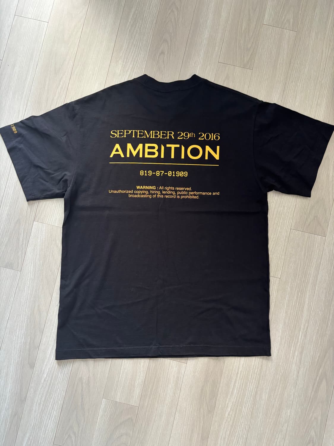 (택배비포함) ambition 앰비션뮤직 반팔 상품이미지2