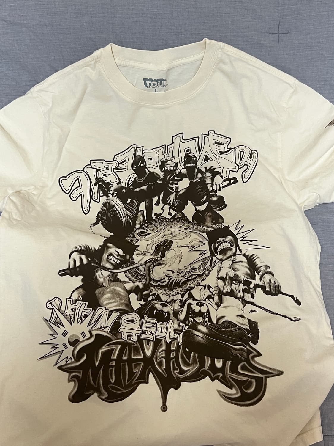 트레비스 스캇 머천다이즈 반팔 새상품 상품이미지1