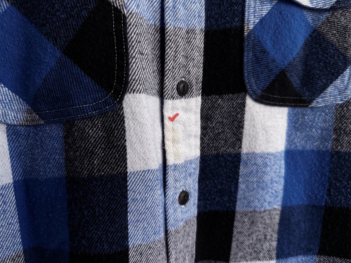 Cotton nel big check work shir 상품이미지10