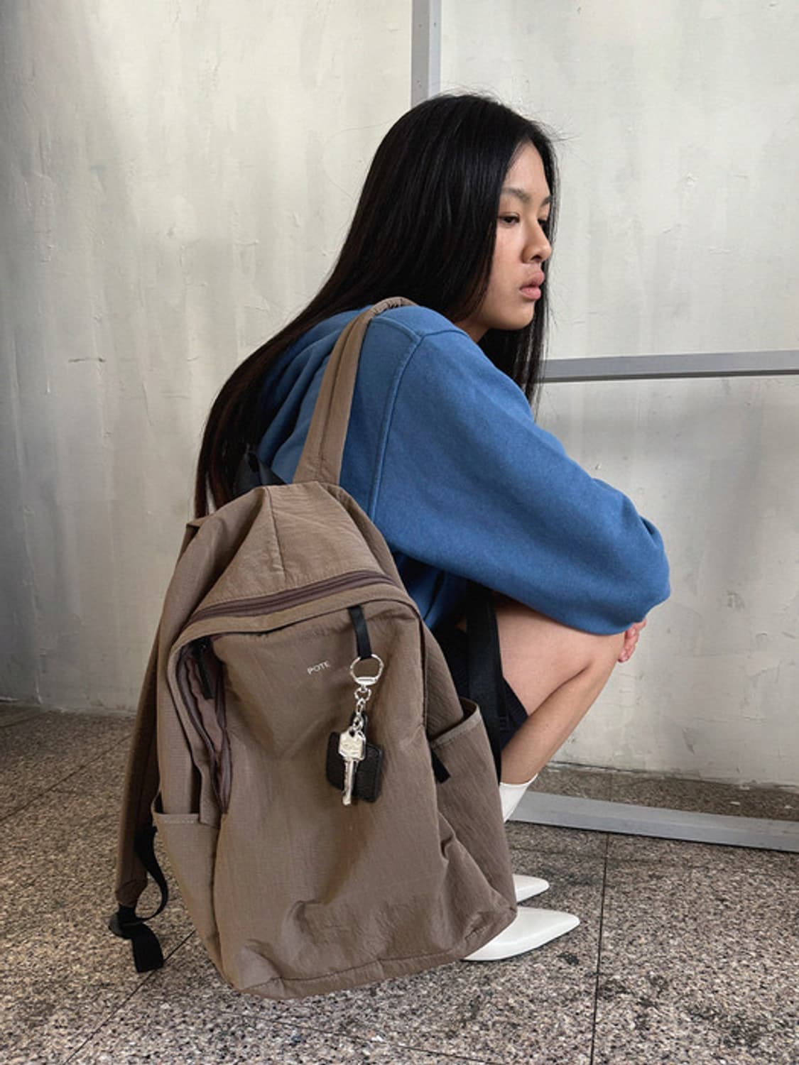 포테 백팩(모카) 상품이미지4