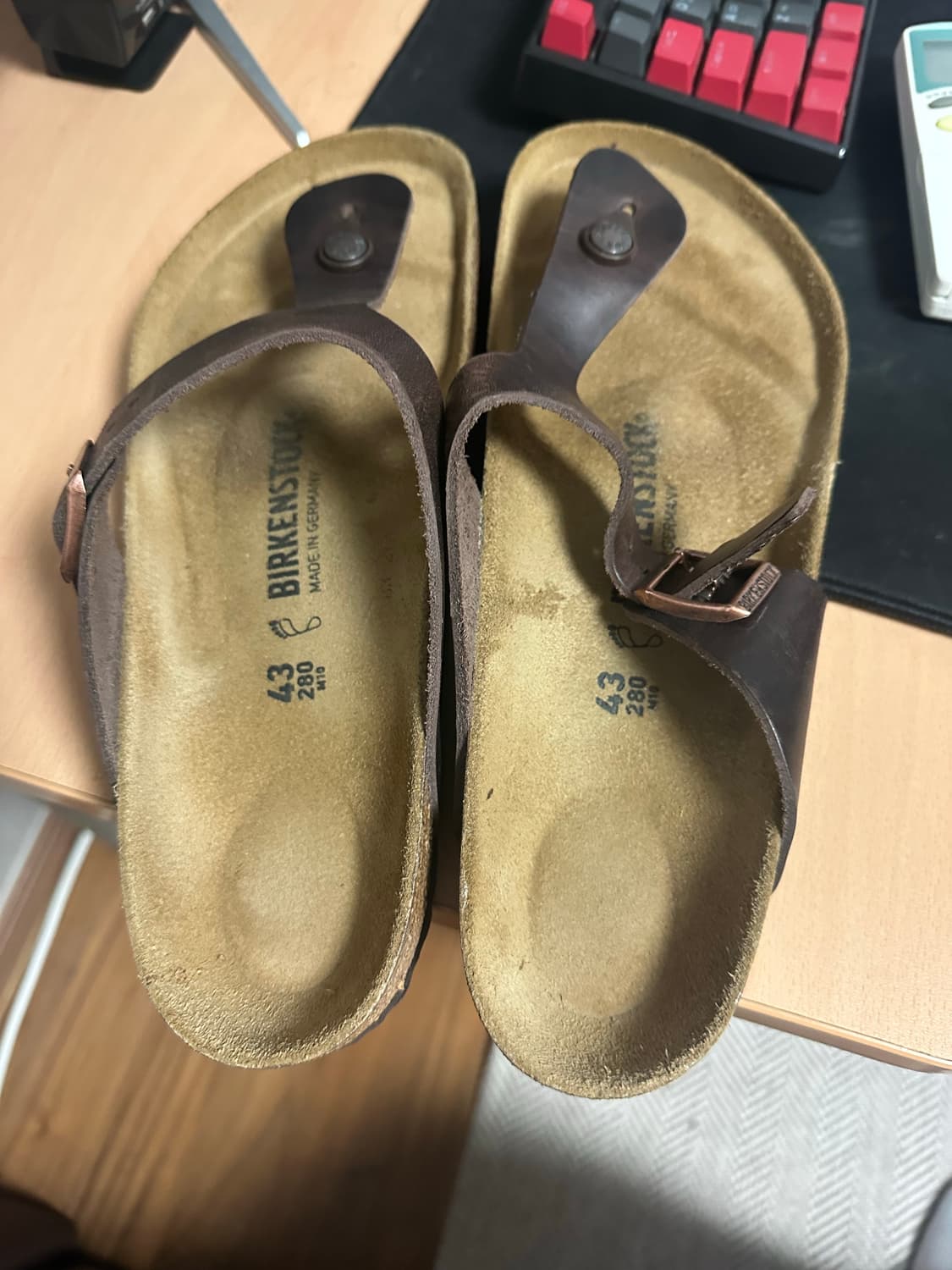 버켄스탁 지제 다크브라운 280 상품이미지2