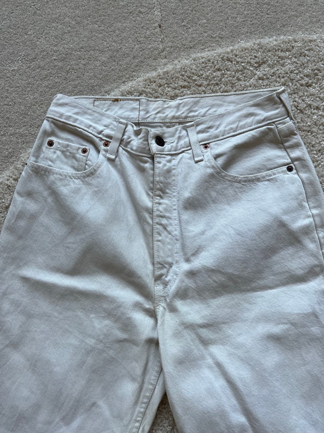 90s Levi's 881 오렌지탭 커팅 데님 쇼츠 (28-29) 상품이미지5