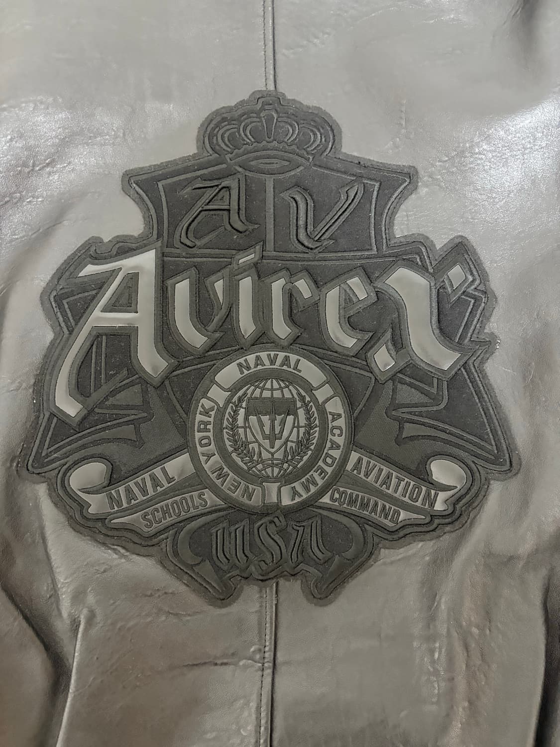 아비렉스 네이벌 바시티 레더자켓 상품이미지6