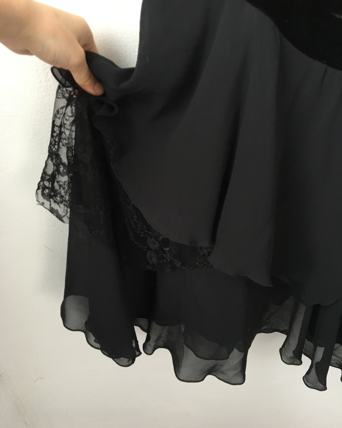 Ruffle lace point onepiece 상품이미지8