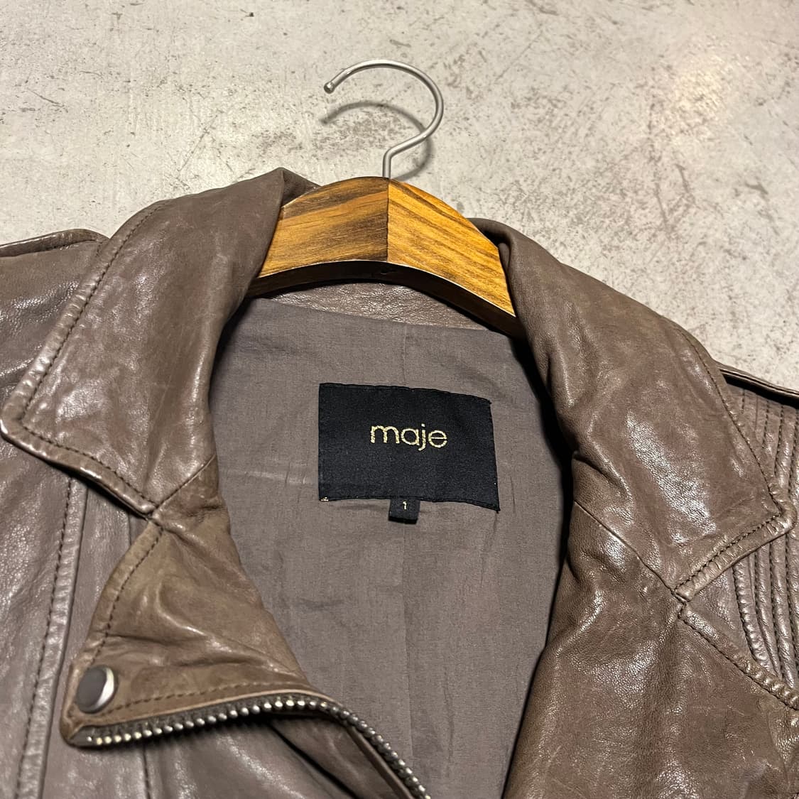 마쥬 램스킨 레더 자켓 상품이미지3