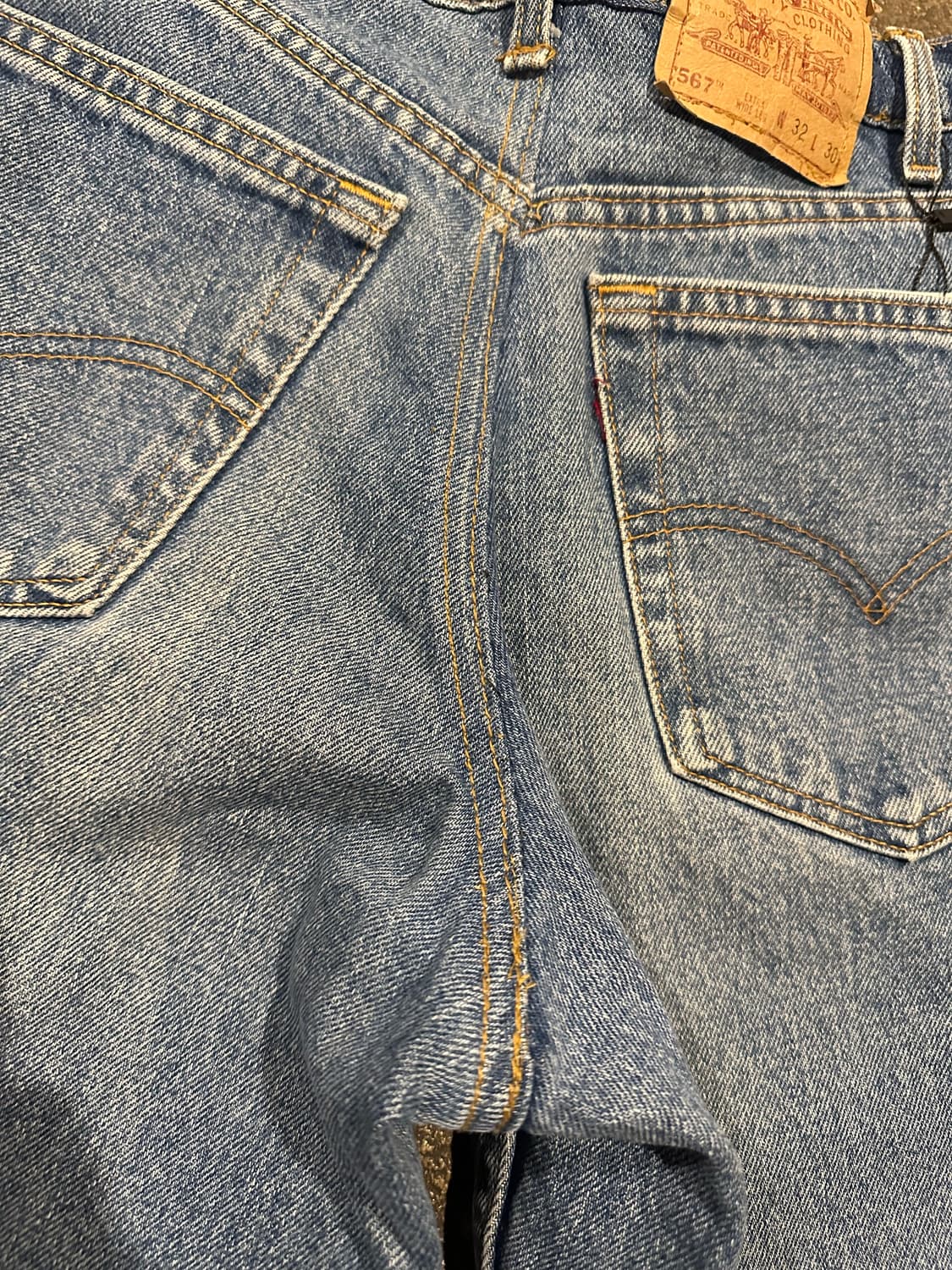 빈티지 90s 리바이스 567 데님팬츠  상품이미지4