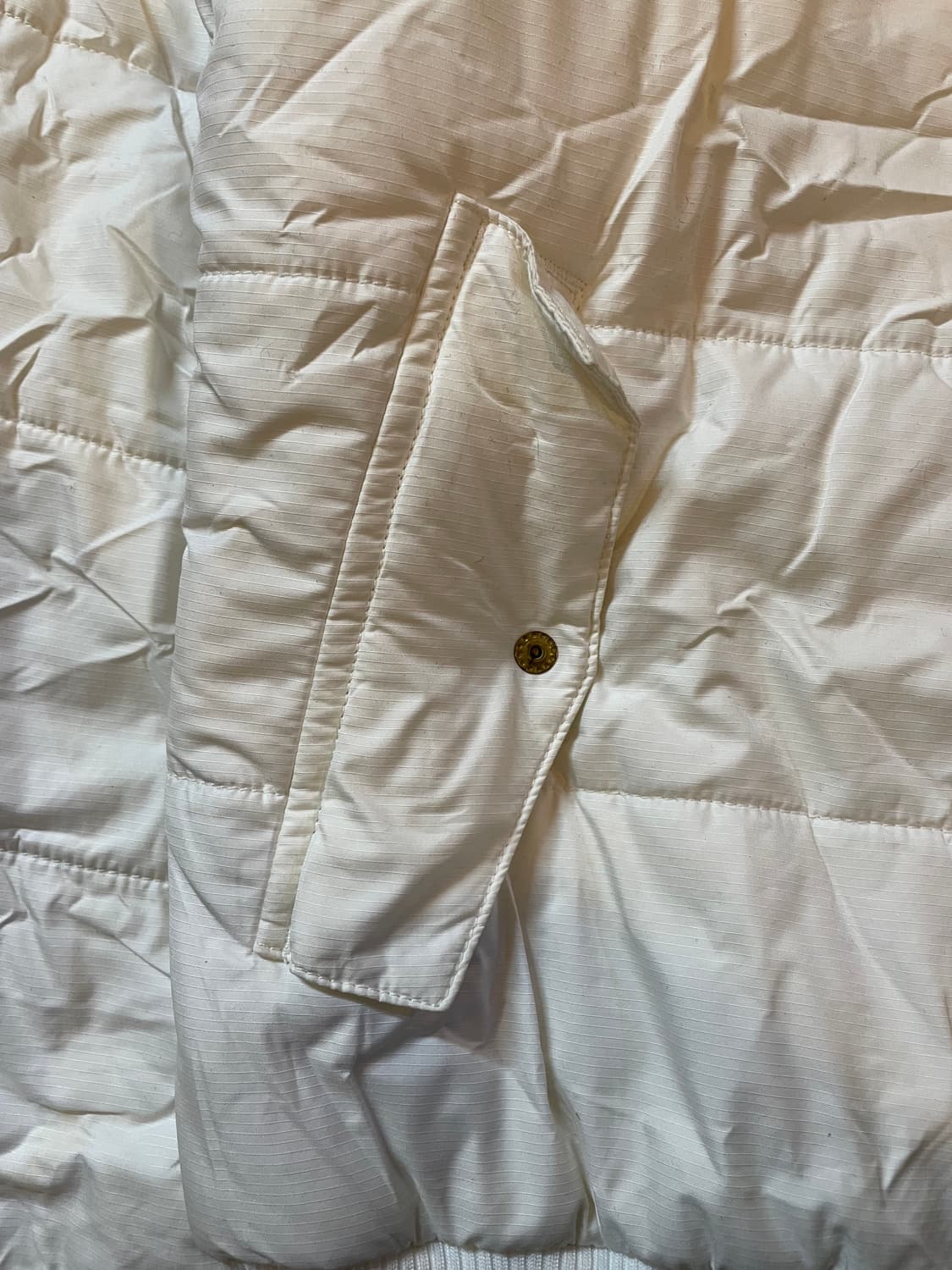 아디다스 y2k 레어 화이트 레드 숏 패디드 자켓 상품이미지5