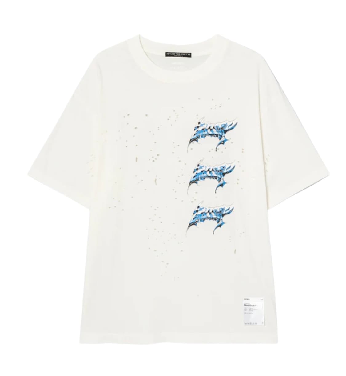 XL) 새티스파이 모스테크 티셔츠 오프 화이트 반팔 satisfy 상품이미지1