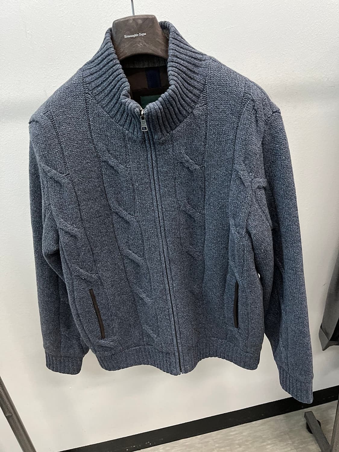 105) 헨리코튼 케이블 방풍니트  상품이미지2