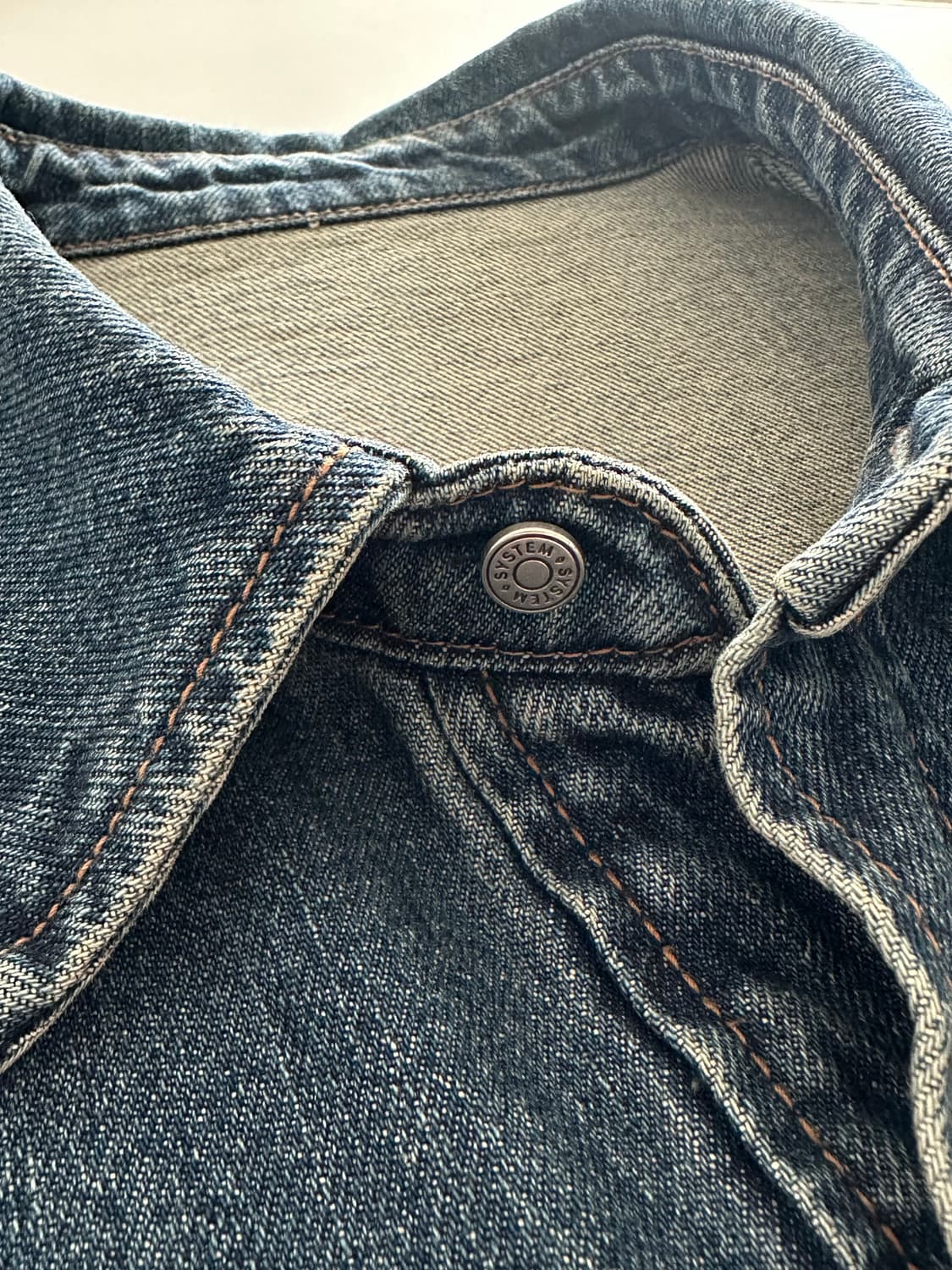 시스템옴므 데님 셔츠 자켓 상품이미지6