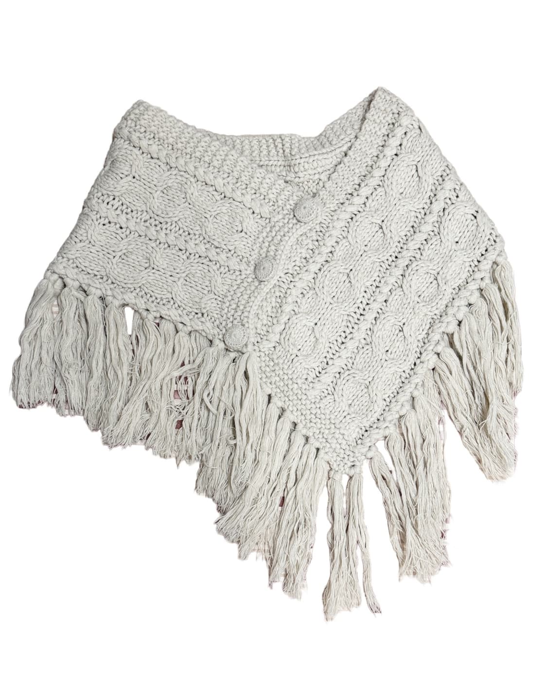 언발란스 오프숄더 프린지 케이프 상품이미지1