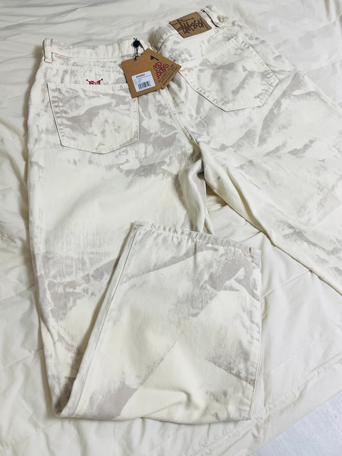 Stussy Distressed Canvas Big Ol Jean 상품이미지6