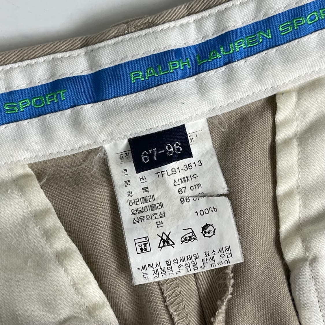 폴로 랄프로렌 스포츠 면바지 26인치 상품이미지10