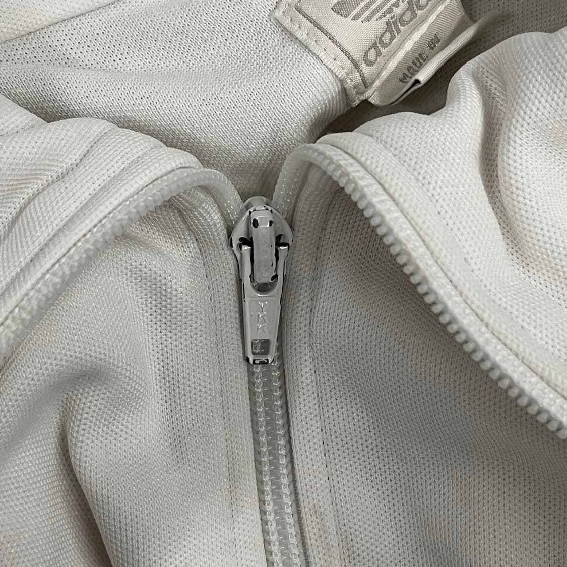 [정품/115] 아디다스 흰색 삼선 트랙탑 져지 b15 상품이미지8