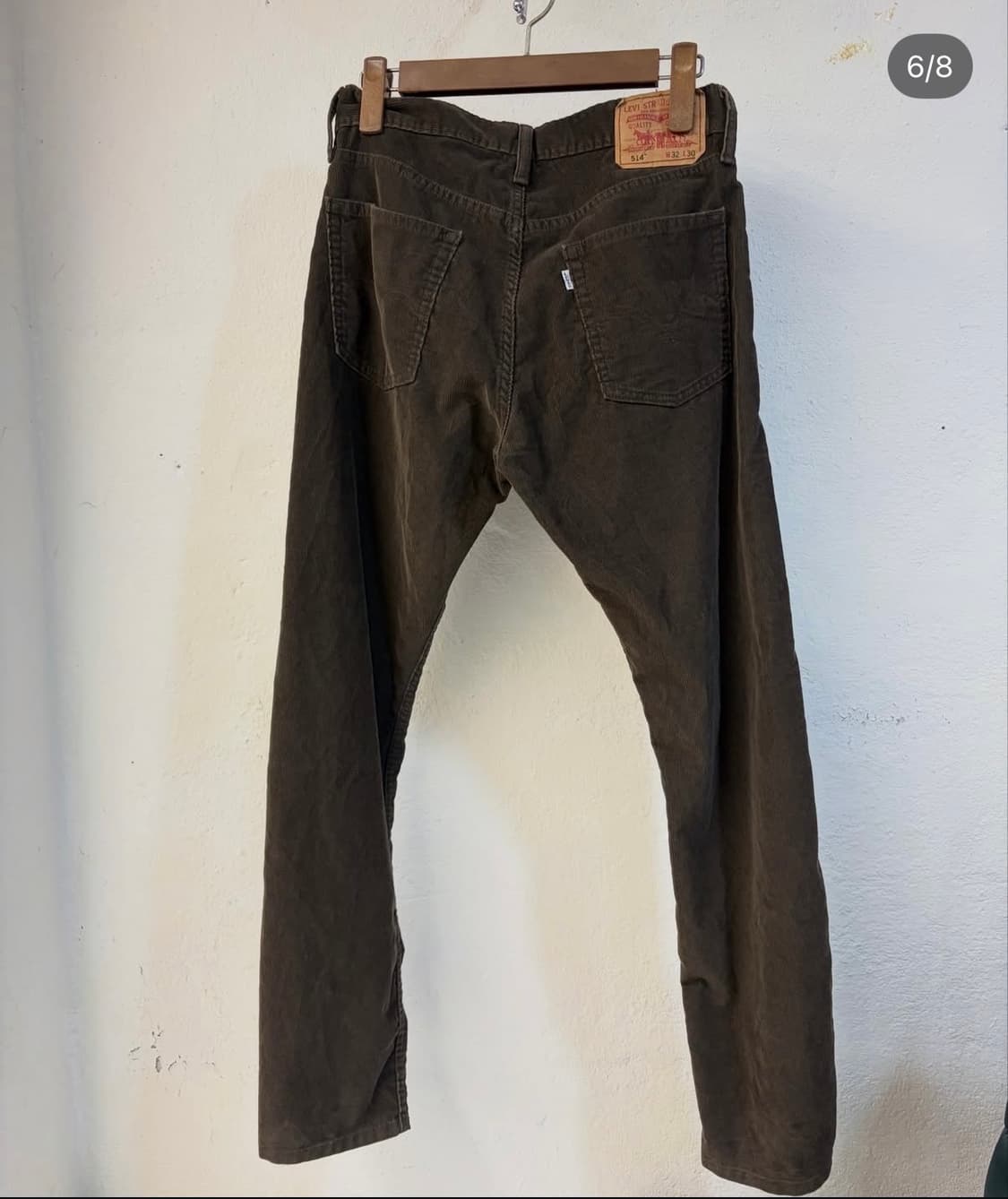 리바이스 레귤러핏 브라운 코듀로이 팬츠 상품이미지5