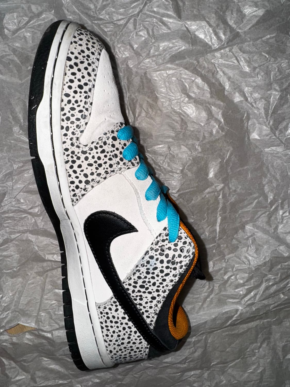 중고 sb 덩크 로우 프로 일렉트릭 팬텀 앤 블랙 270 팝니다. 상품이미지3