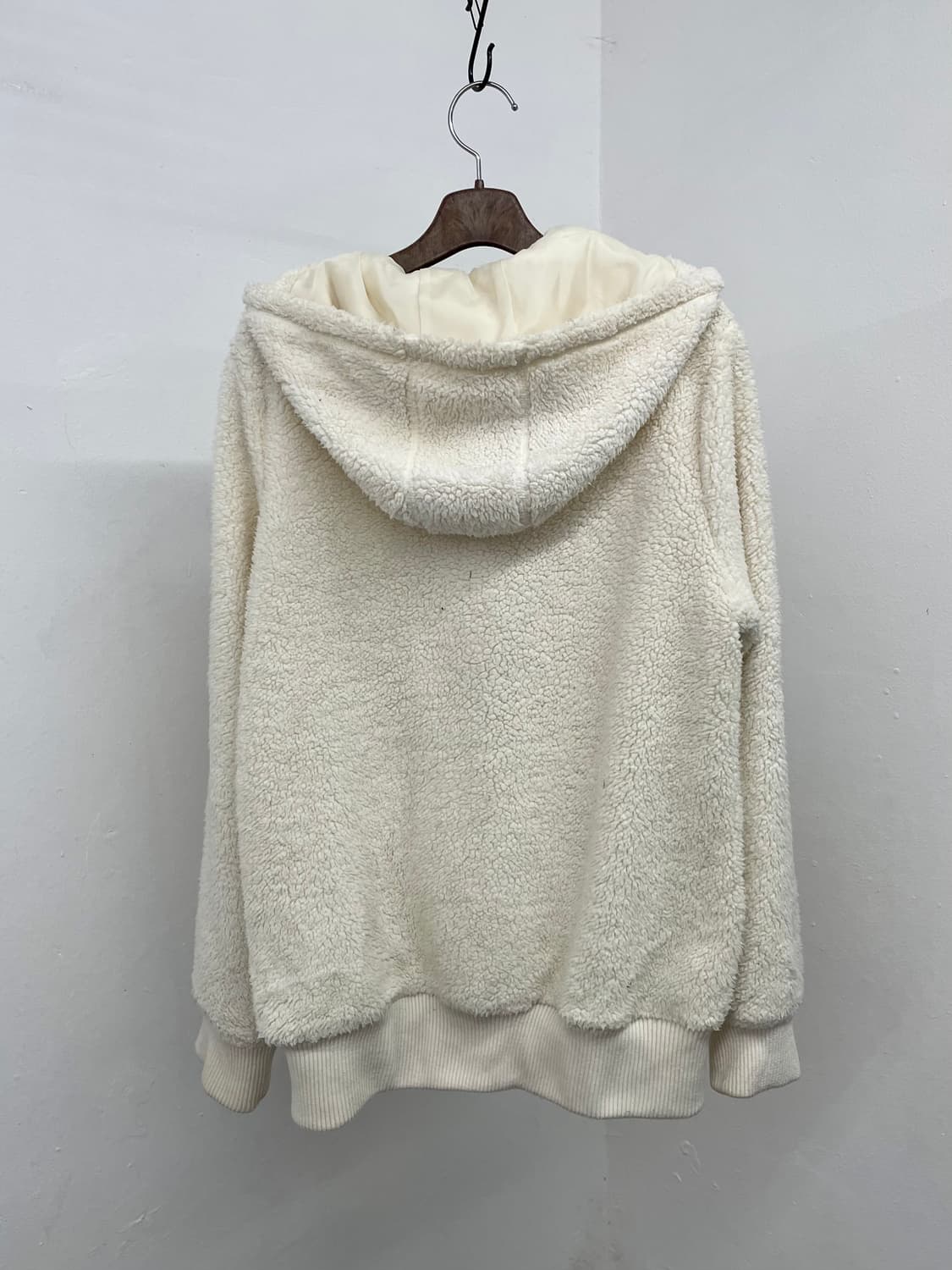 크림 보글 후드집업 상품이미지7