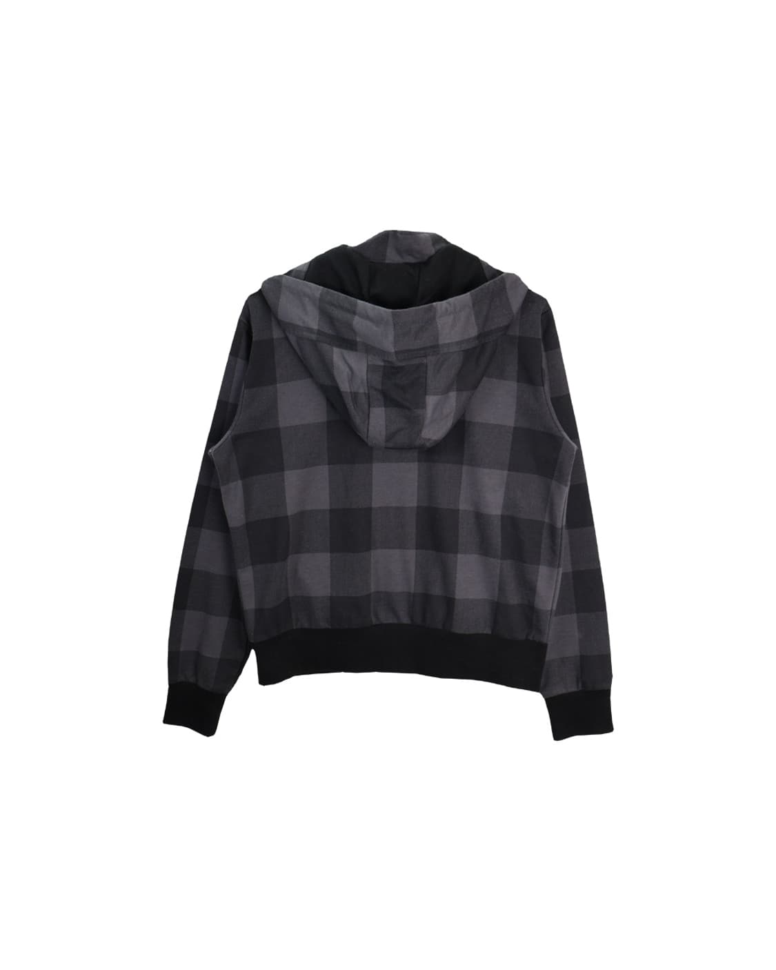 Jpn Checked High Neck Zip-Up Hoodie 상품이미지5