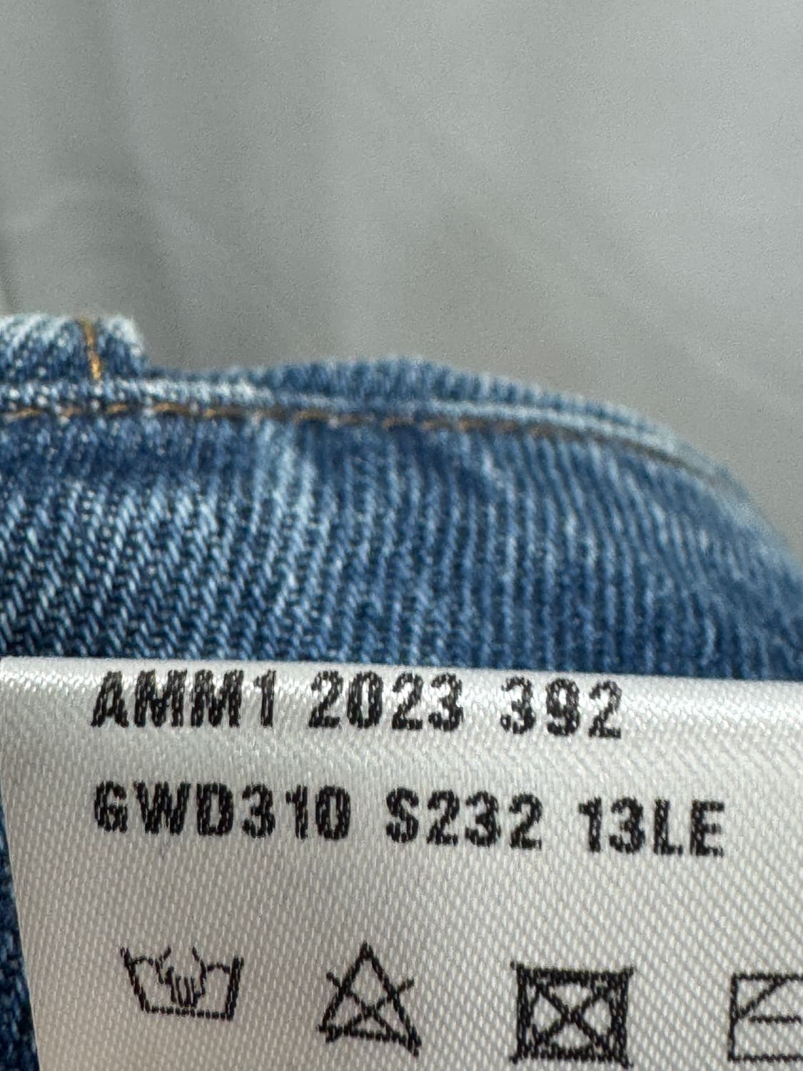 미우미우 벨트 데님 스커트 36사이즈  상품이미지4