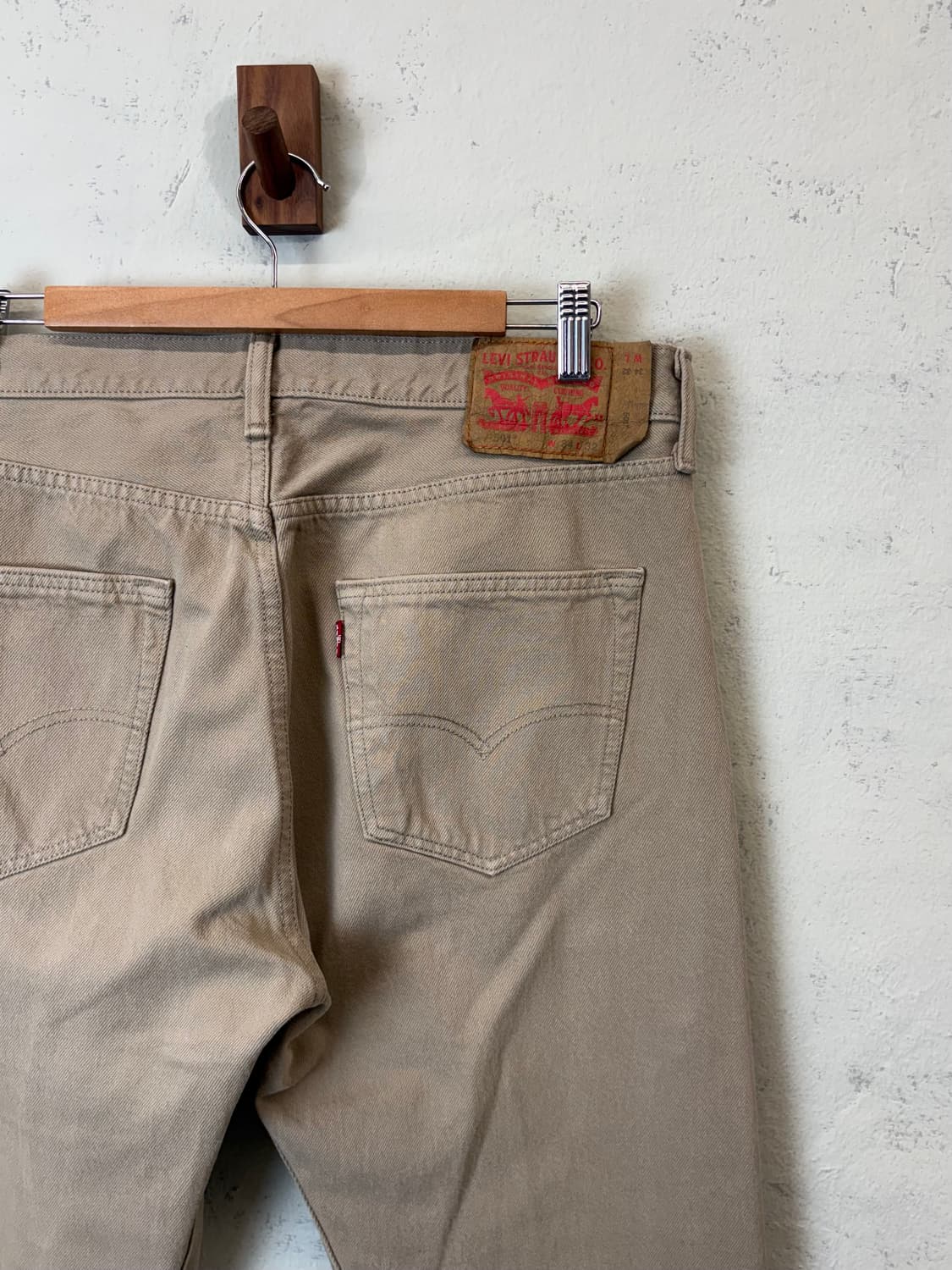 리바이스 빈티지 501 데님팬츠 베이지 상품이미지3
