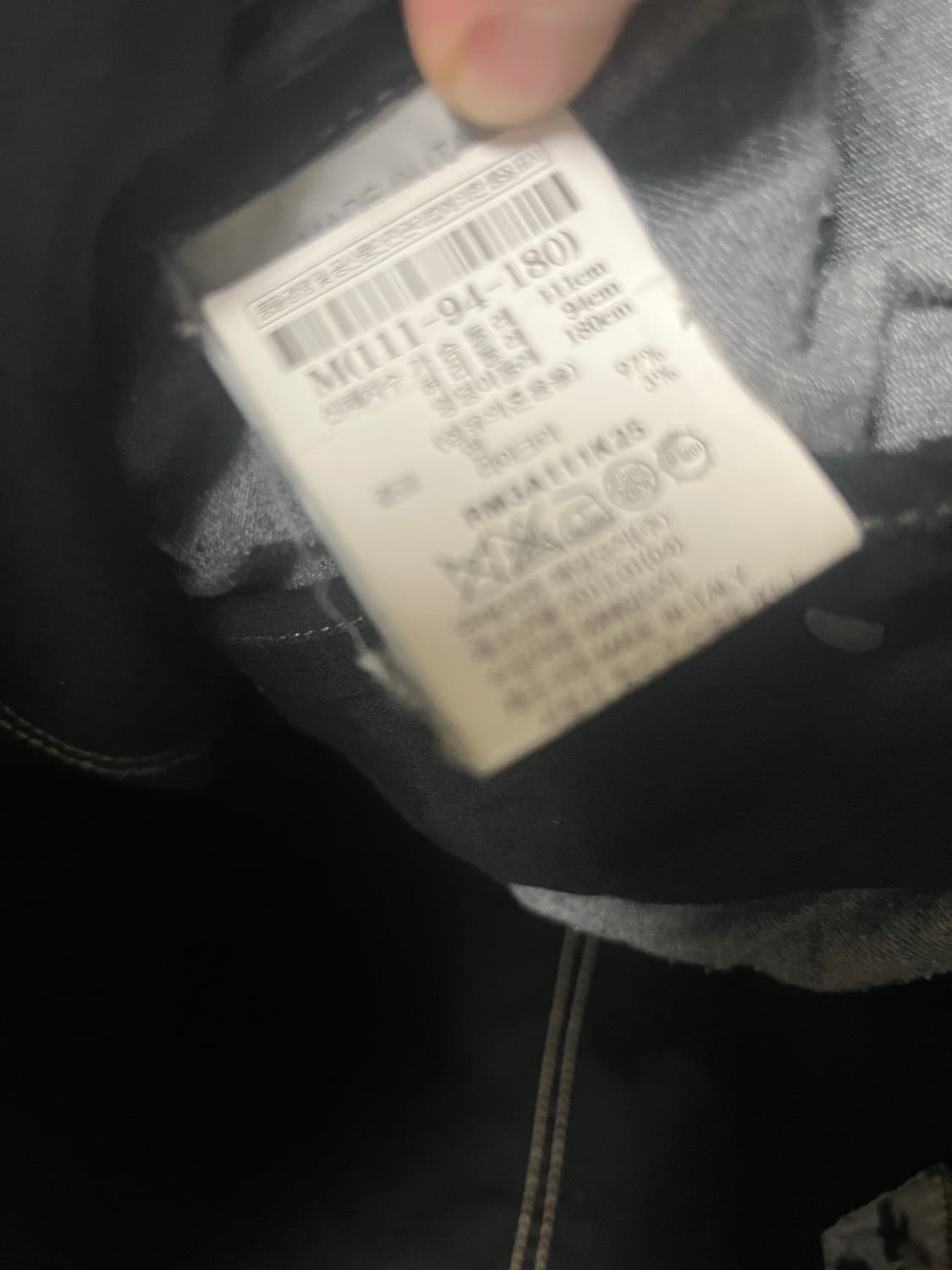 릭오웬스 다크쉐도우 2013s 왁스코팅 몰리노사선자켓 상품이미지4