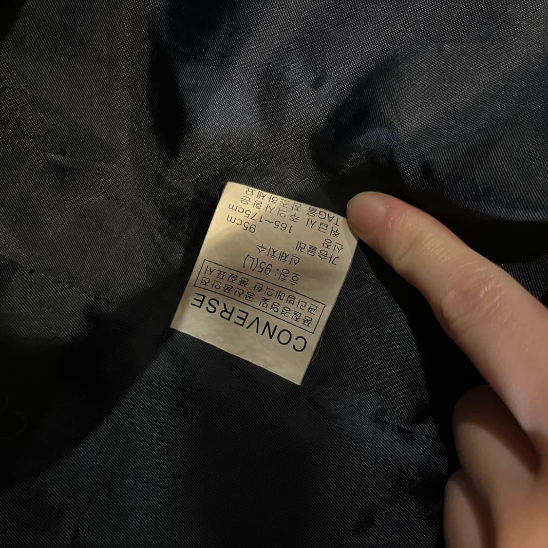 컨버스 스타디움 자켓 네이비 상품이미지8