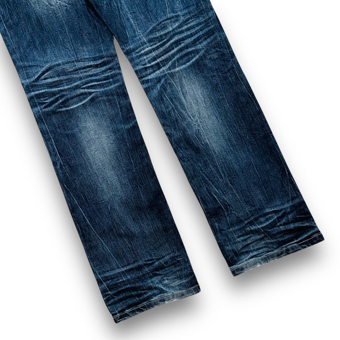 펑크 클라우드 파이톤 스컬 크로스 데님 팬츠 상품이미지4