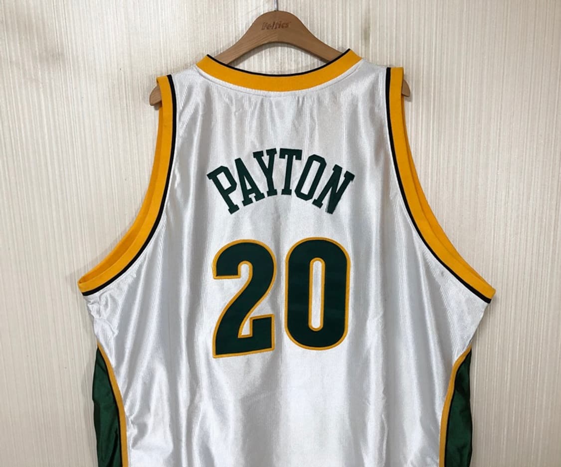 NBA 리복 시애틀슈퍼소닉스 올드유니폼/져지 60(4XL) #20 페이튼 상품이미지9