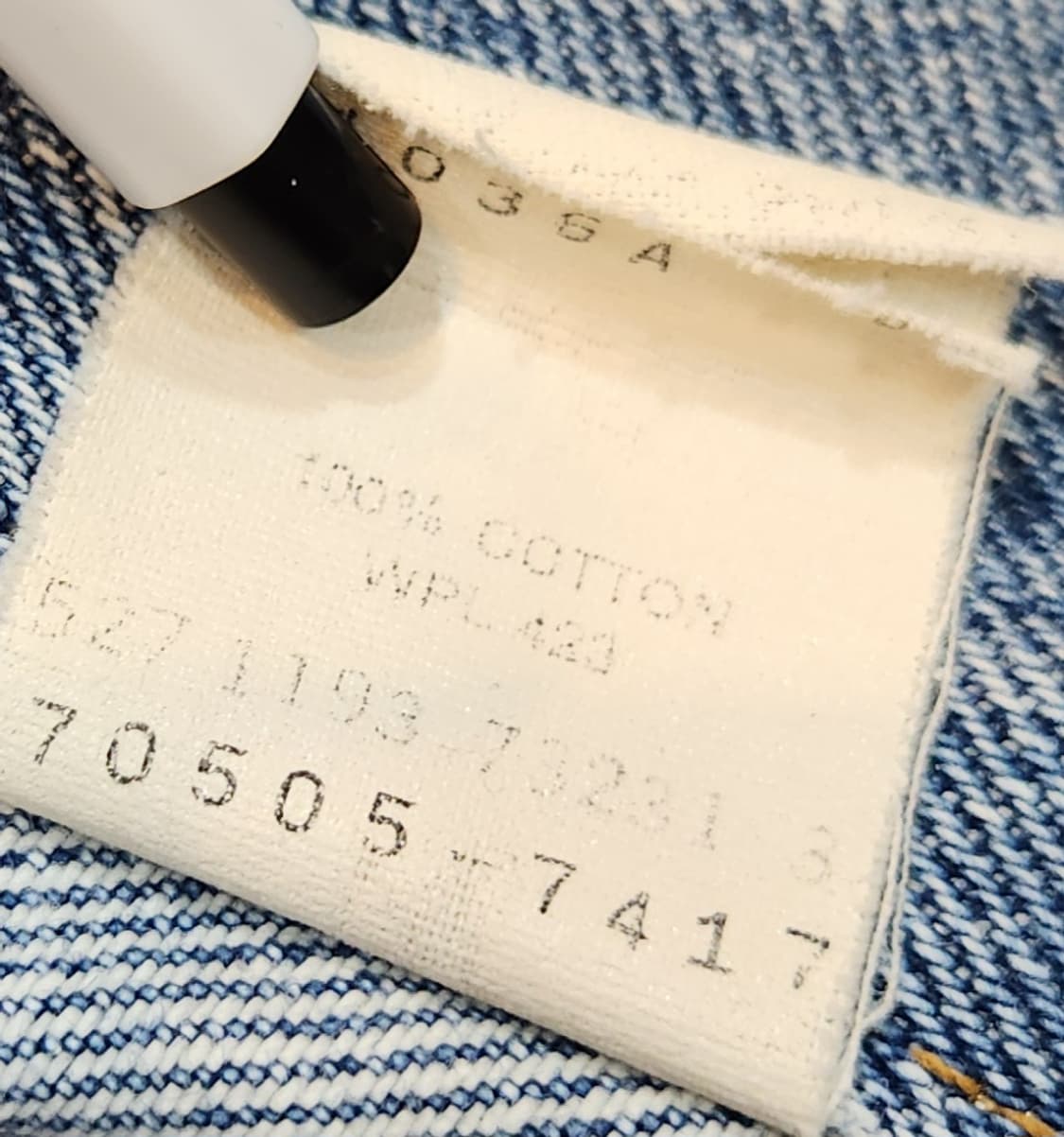 80s 리바이스 미국산 70505-7417 데님 빈티지 자켓 상품이미지9