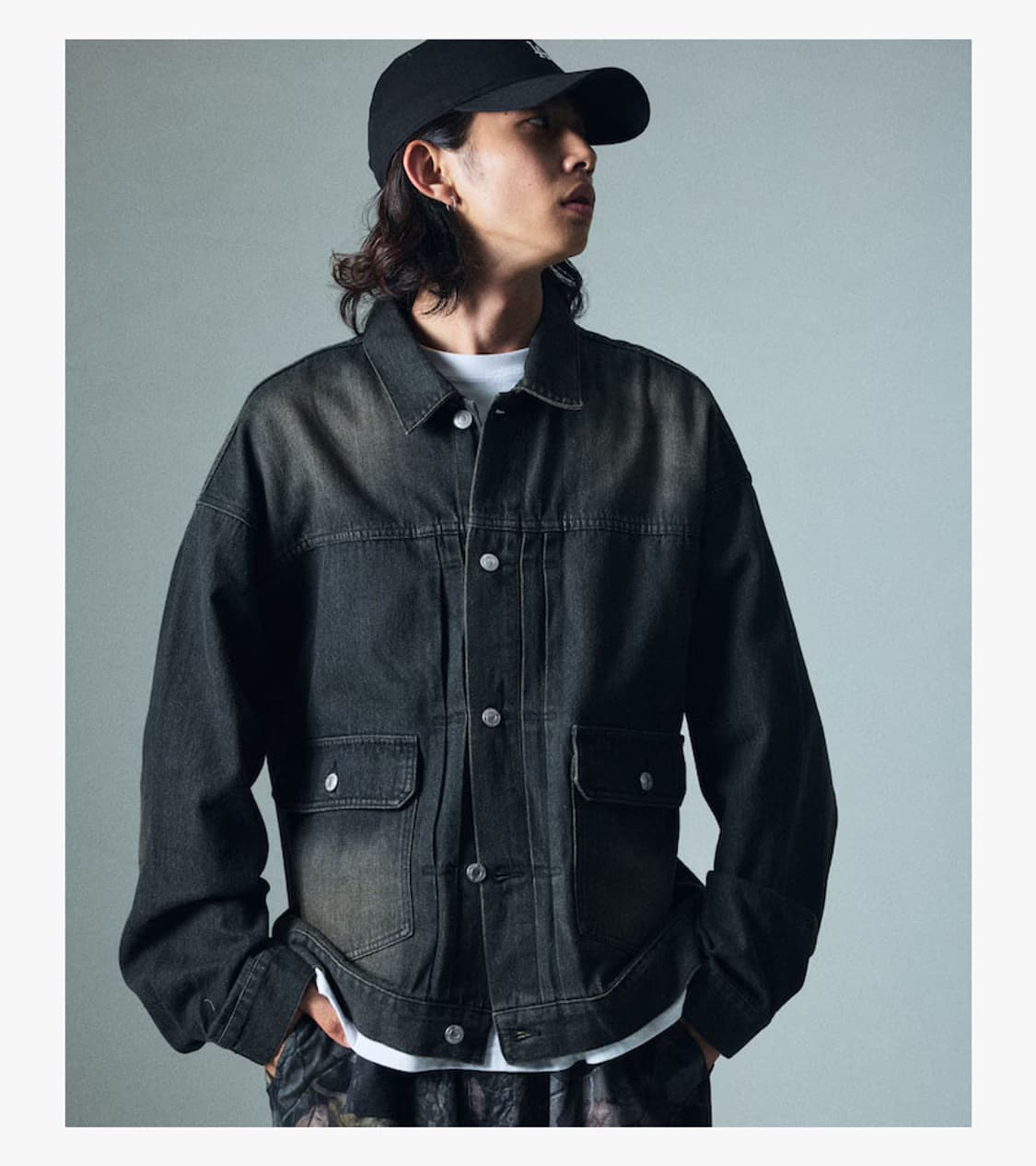 FREAK’S STORE - DYING DENIM JACKET 상품이미지2
