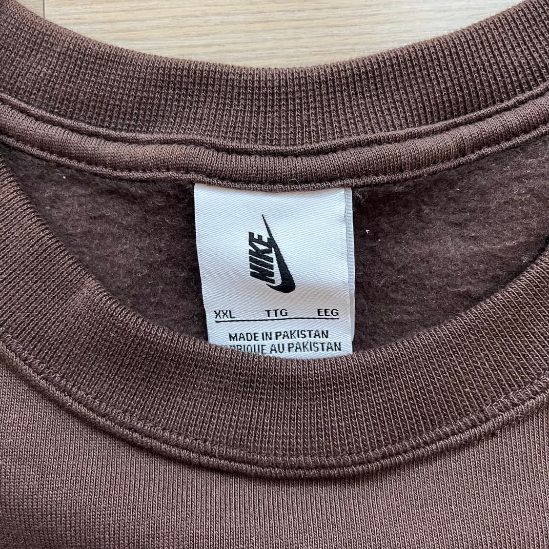 XXL)나이키 솔로스우시 스웻셔츠 바로크브라운 상품이미지2