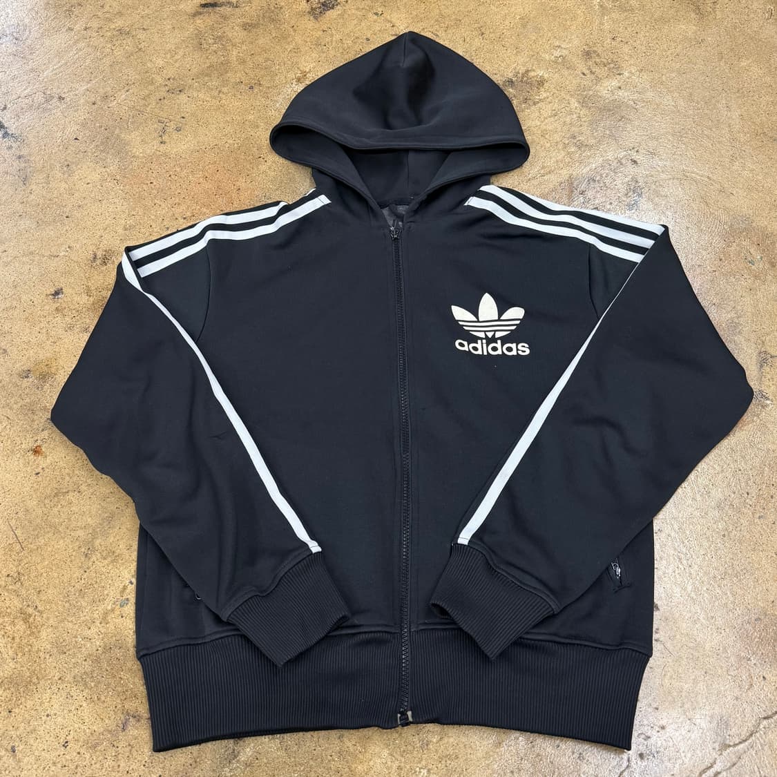 아디다스 블랙 후플 후드집업 95 상품이미지2