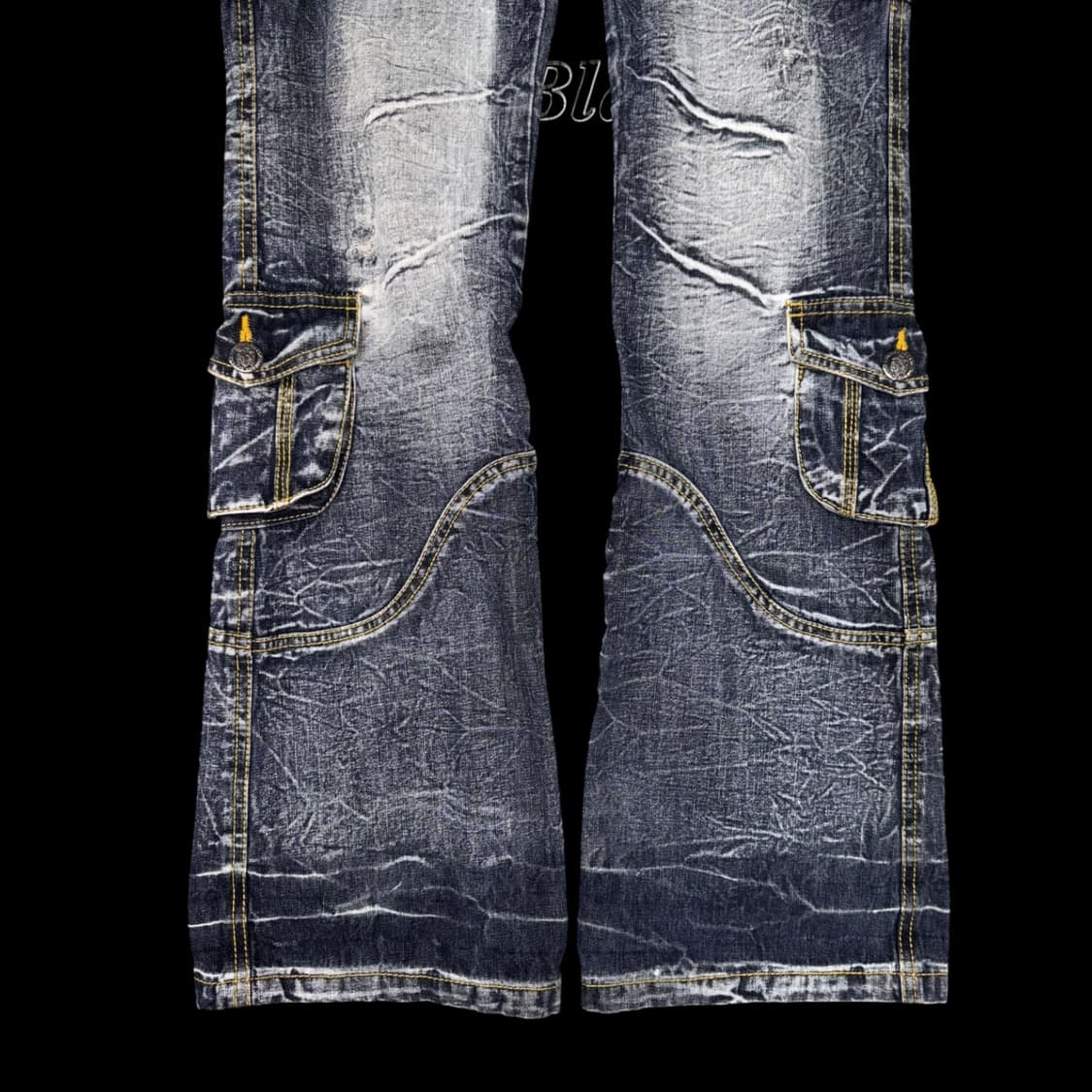 LOWBOX vintage cargo flare denim  상품이미지5