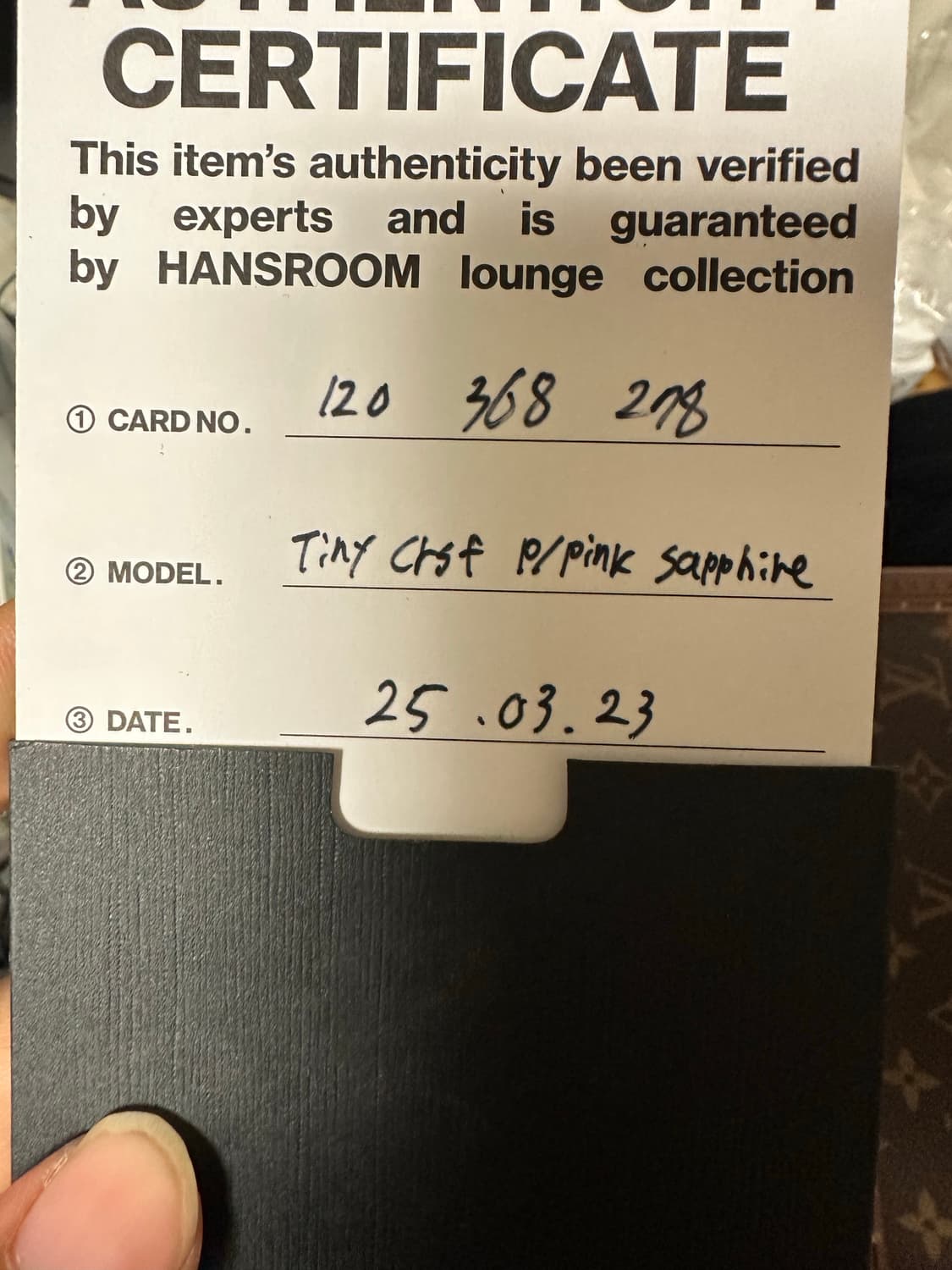 크롬하츠 타이니팻 실버 핑크 사파이어 상품이미지3