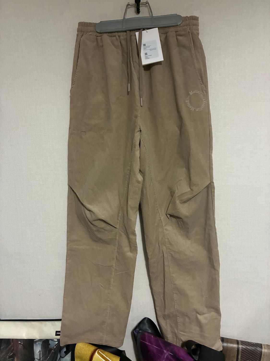 마뗑킴 코듀로이 밴딩 팬츠 베이지 L 상품이미지2