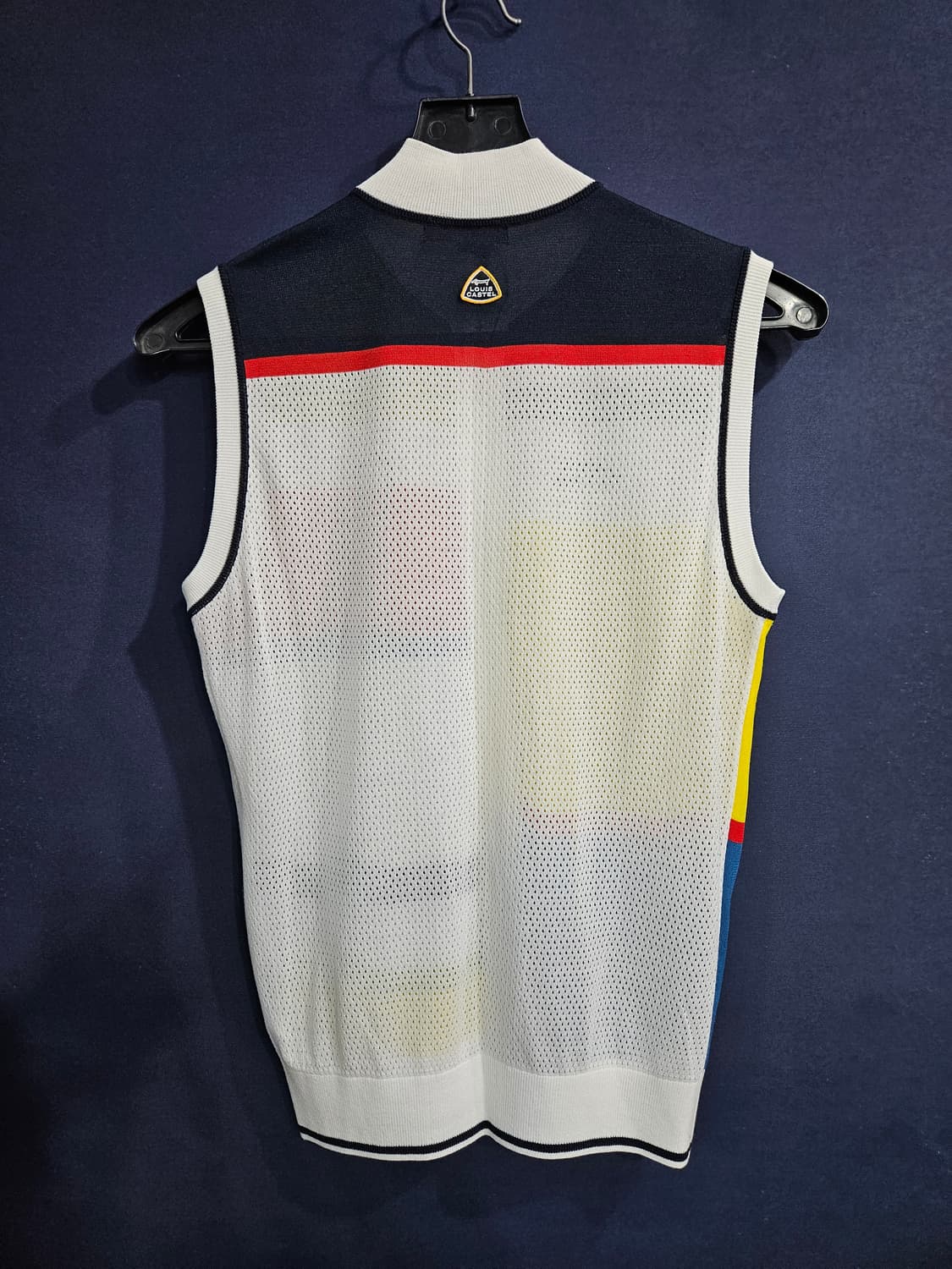 루이까스텔 패턴 배색 남성 95 골프 베스트  상품이미지2